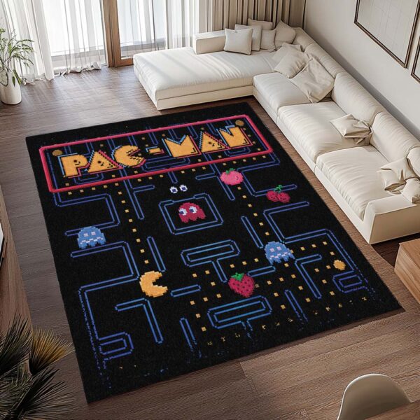 Tapis Pac-Man et les fantômes dans le labyrinthe – Image 2