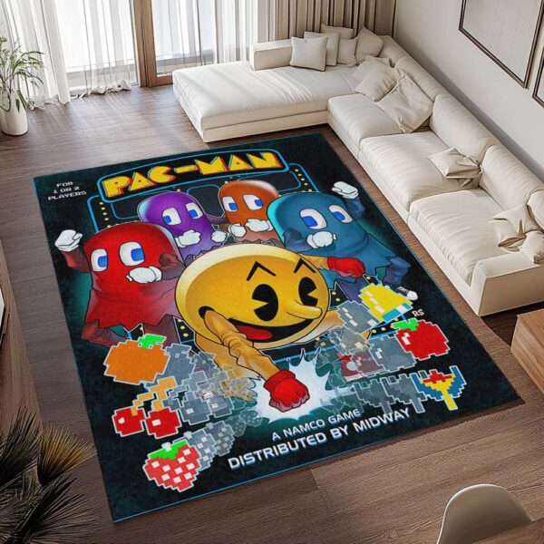 Tapis Pac-Man et tous les personnages du jeu – Image 2