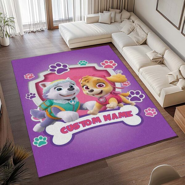 Tapis Pat' Patrouille – Everest et Skye personnalisé – Image 2