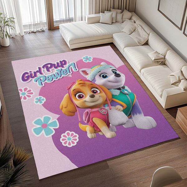 Tapis Pat' Patrouille – Girl Pup Power – Everest et Skye – Image 2