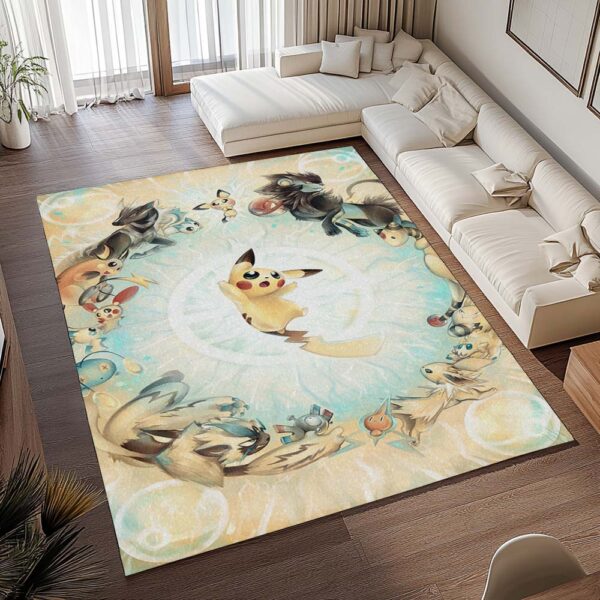 Tapis Pikachu et Évoli évolutions – Pokémon – Image 2