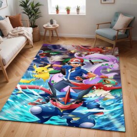 Tapis Détective Pikachu – Tous les personnages 1