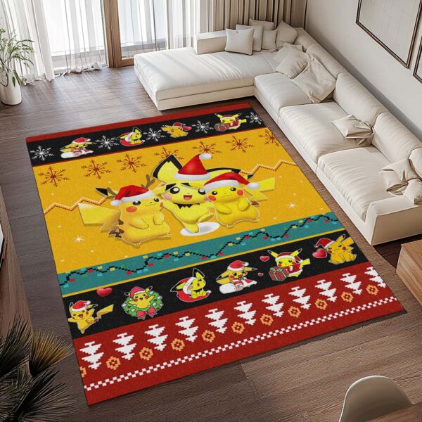 Tapis Pikachu – Pokémon – Joyeux Noël – Image 2