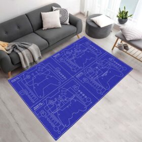 Tapis Manette PlayStation – Bleu (Blueprint)