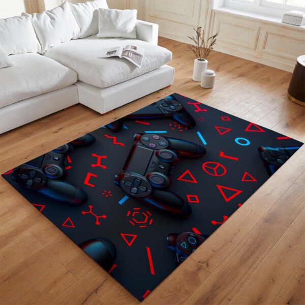 Tapis Manette PlayStation – Noir et rouge – Image 2