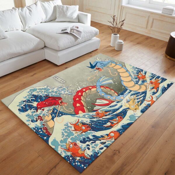 Tapis Pokémon – Tous les personnages avec Léviator – Image 2
