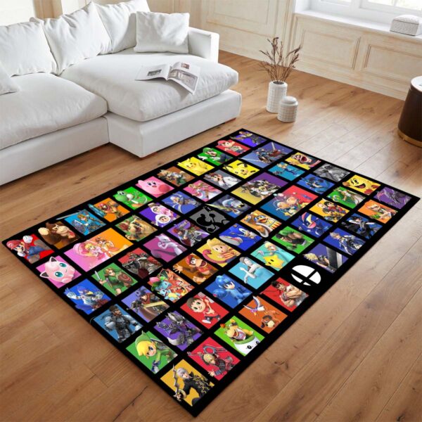 Tapis Pokémon – Pikachu et tous les personnages du jeu Nintendo – Image 2