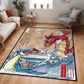 Tapis Eau Volante rouge vs Eau Glacée – Pokémon