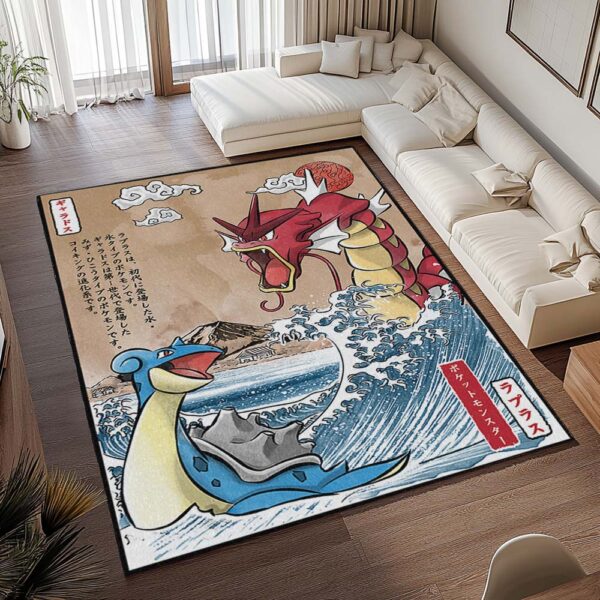 Tapis Eau Volante rouge vs Eau Glacée – Pokémon – Image 2
