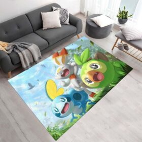 Tapis Pokémon – Flambino, Ouistempo et Larméléon 2