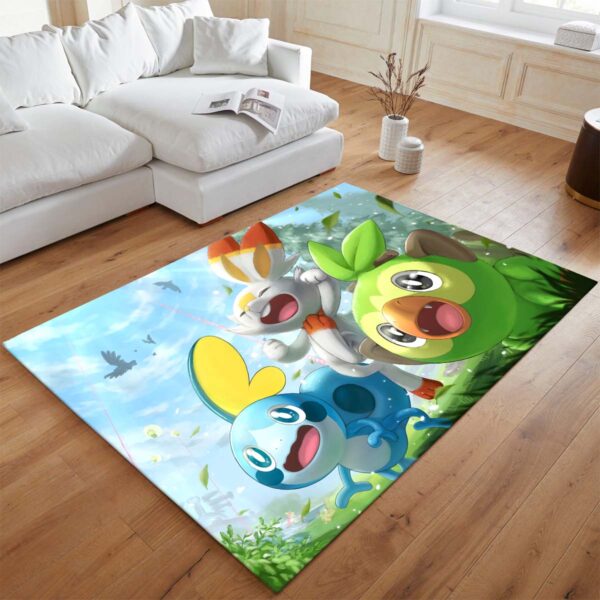 Tapis Pokémon – Flambino, Ouistempo et Larméléon 2 – Image 2