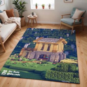 Tapis Maison en bouleau – Minecraft