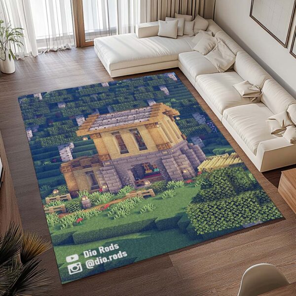 Tapis Maison en bouleau – Minecraft – Image 2