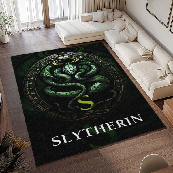 Tapis Maison Serpentard – Harry Potter – Logo vert 02 – Image 2