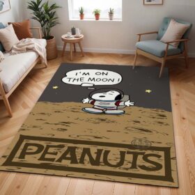 Tapis Snoopy – Je suis sur la Lune