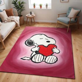 Tapis Snoopy – Cœur d’amour – Les Peanuts