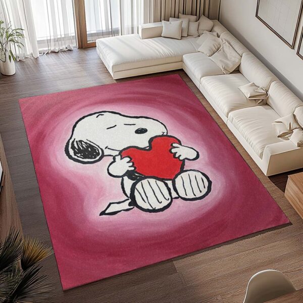 Tapis Snoopy – Cœur d’amour – Les Peanuts – Image 2