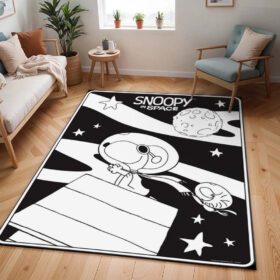 Tapis Snoopy – Dans l’espace