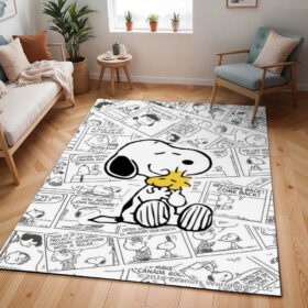 Tapis Snoopy et Woodstock 4