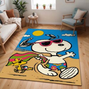 Tapis Snoopy et Woodstock – Plaisir d'été