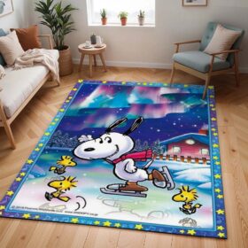 Tapis Snoopy – Sur la patinoire