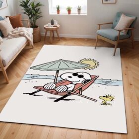 Tapis Snoopy – À la plage