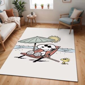 Tapis Snoopy – À la plage