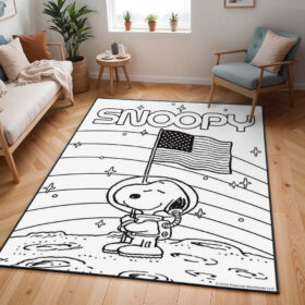 Tapis Snoopy – Vers la Lune 2