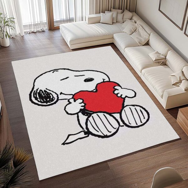 Tapis Snoopy – Avec cœur d’amour – Image 2