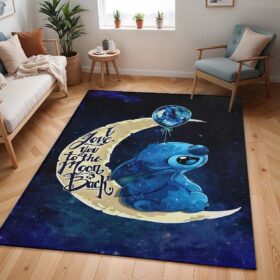 Tapis Stitch – Je t’aime jusqu’à la lune et retour