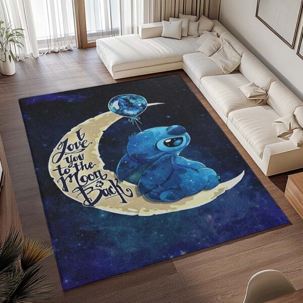 Tapis Stitch – Je t’aime jusqu’à la lune et retour – Image 2
