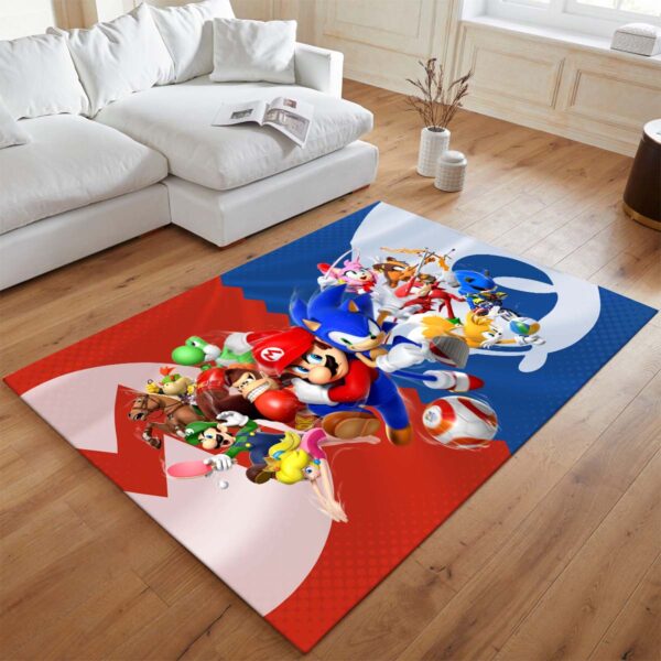 Tapis Super Mario & Sonic – Personnages Nintendo 2 – Image 2
