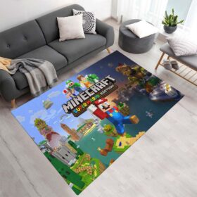 Tapis Super Mario en style Minecraft