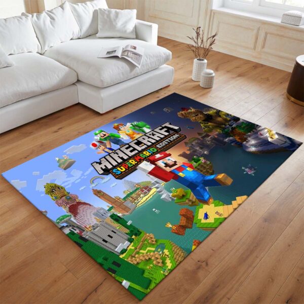 Tapis Super Mario en style Minecraft – Image 2