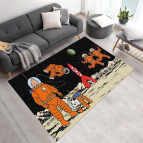 Tapis Tintin – On a marché sur la Lune