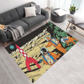Tapis Tintin – On a marché sur la Lune 3