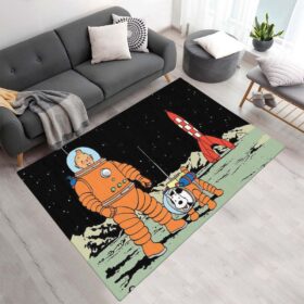 Tapis Tintin – On a marché sur la Lune 4