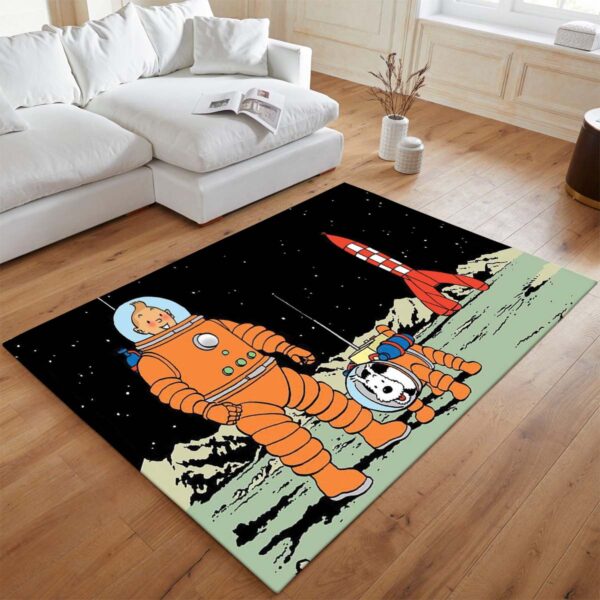 Tapis Tintin – On a marché sur la Lune 4 – Image 2