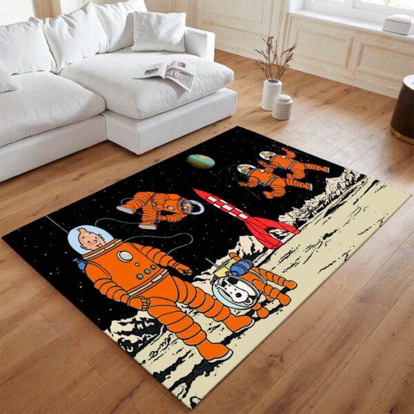 Tapis Tintin – On a marché sur la Lune – Image 2