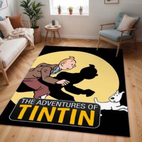 Tapis Les Aventures de Tintin 2