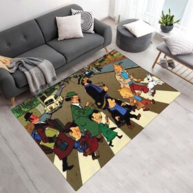 Tapis Les Aventures de Tintin 4