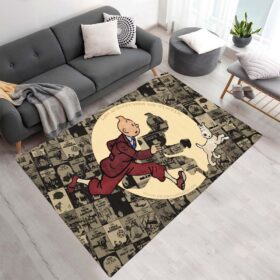 Tapis Les Aventures de Tintin 5