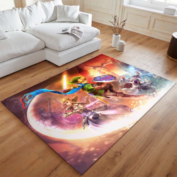 Tapis La Légende de Zelda – Link et la princesse Zelda Tous les personnages 3 – Image 2