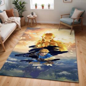 Tapis The Legend of Zelda – Link et la princesse Zelda – Tous les personnages 4