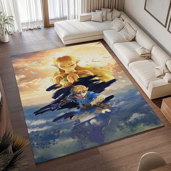 Tapis The Legend of Zelda – Link et la princesse Zelda – Tous les personnages 4 – Image 2