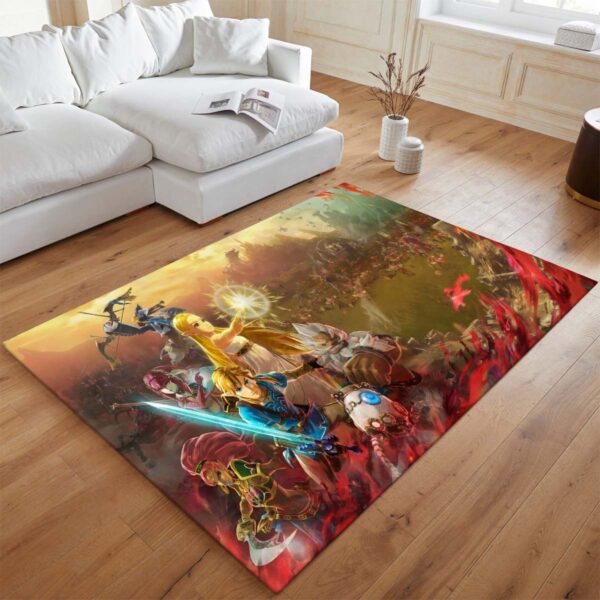 Tapis La Légende de Zelda – Link et la princesse Zelda Tous les personnages – Image 2
