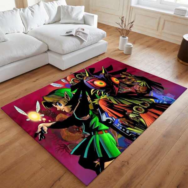 Tapis La Légende de Zelda – Link et Skull Kid (Majora’s Mask) – Image 2