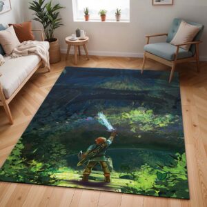Tapis The Legend of Zelda – Link dans la forêt