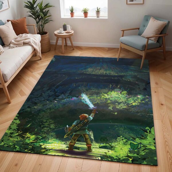Tapis The Legend of Zelda – Link dans la forêt