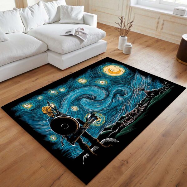 Tapis La Légende de Zelda – Style Van Gogh – Image 2